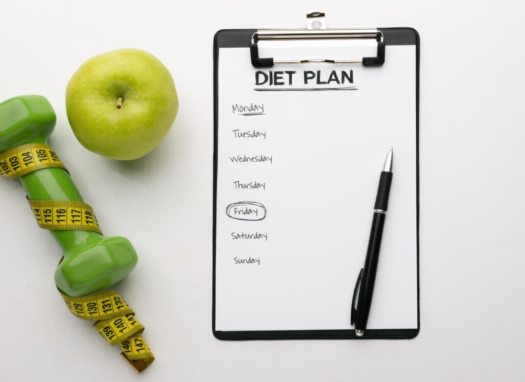 7 Online Weight Loss Programs That Actually Work Health Betes meal planning clipboard food arrangement