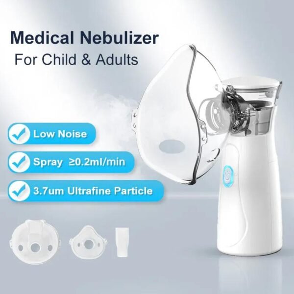 Rechargeable Portable Mesh Nebulizer - Efficient Respiratory Relief Anywhere, Anytime - Image 2