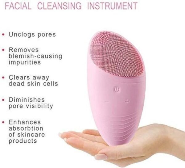 Rechargeable Waterproof Facial Cleansing Massager Brush