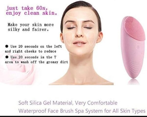Rechargeable Waterproof Facial Cleansing Massager Brush