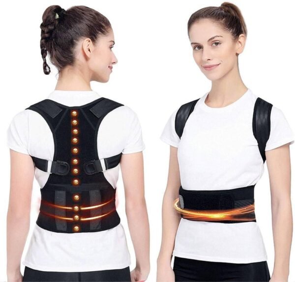 Adjustable Posture Back Belt, Posture Corrector Belt For Men And Women, Back Support And Shoulder Belt - Image 3